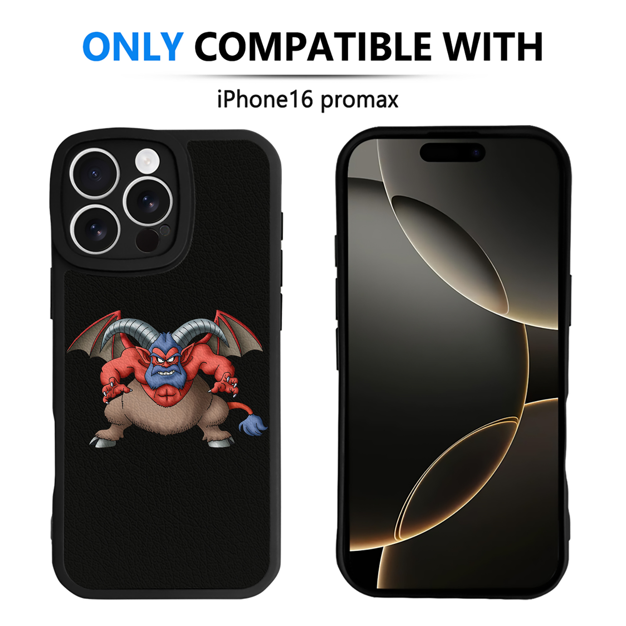 （画像用） ドラゴンクエスト Doragon Kuesuto Dragon Quest 【iPhone 16シリーズ対応】シリコンスマホケース（レザー調） 材質：シリコン